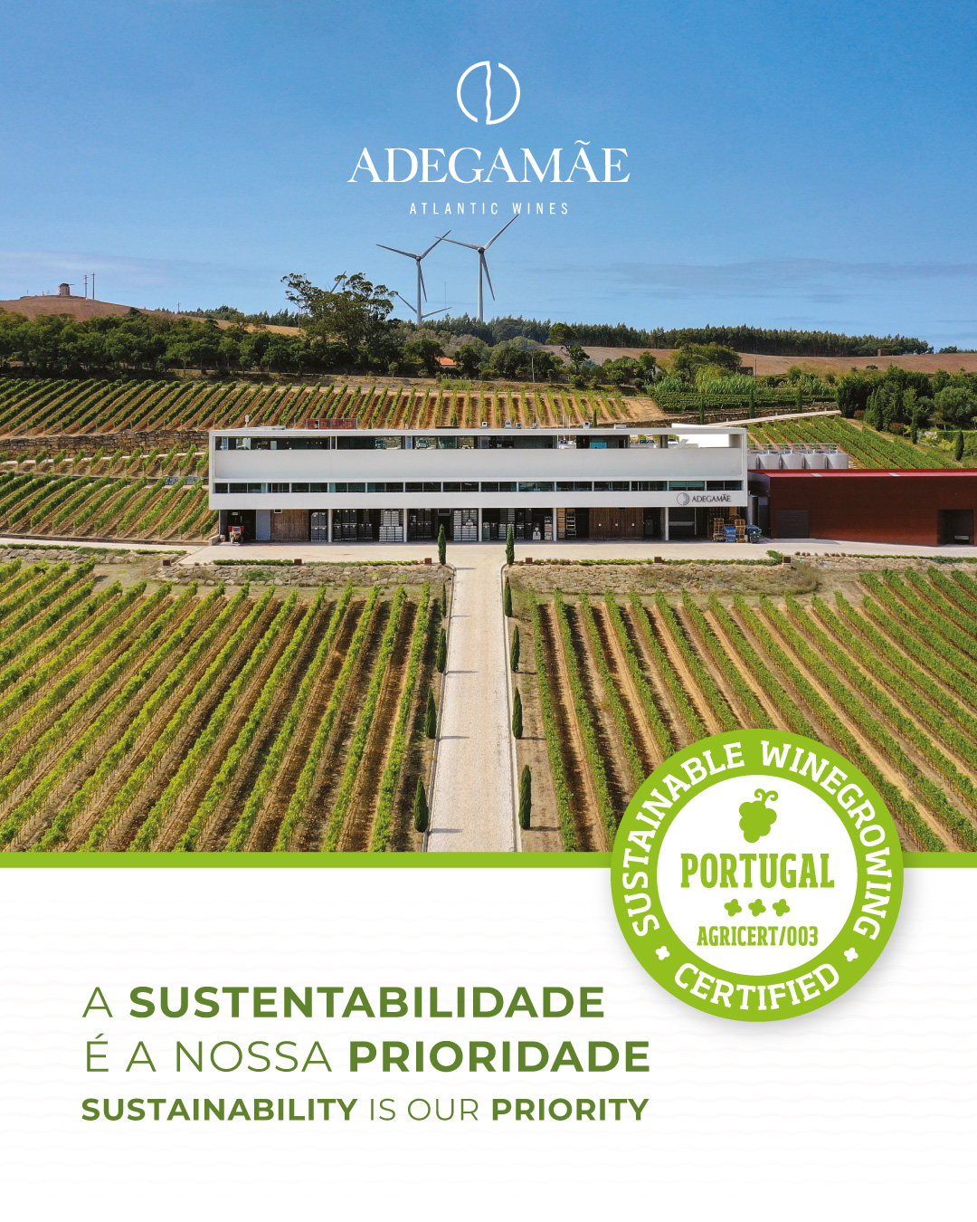 AdegaMãe Sustainable Winegrowing Certified